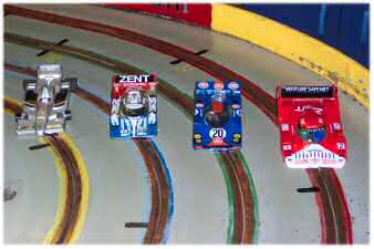 Selection of slot cars